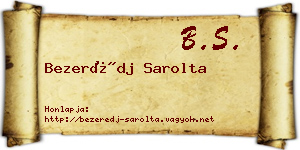 Bezerédj Sarolta névjegykártya